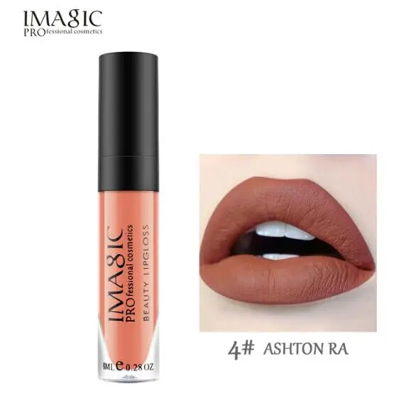 Tint Lip Gloss 4 IMAGIC ТИНТ блеск для губ Макияж жидкая помада для губ Косметика водостойкая матовая помада телесный оттенок блеск для губ 23 Цвета - Цвет: Tint Lip Gloss 4