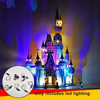 

USB Small Particles LED Building Block Light Bricks Toys Accessories Modified Kit For 71040 Castle Normal/Updated Version