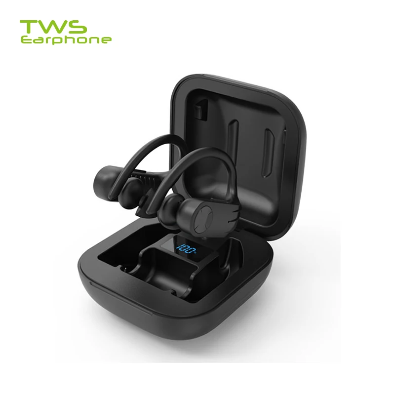TWSEarphone B1 Bluetooth настоящие Беспроводные спортивные наушники игровые ушные крючки 8D