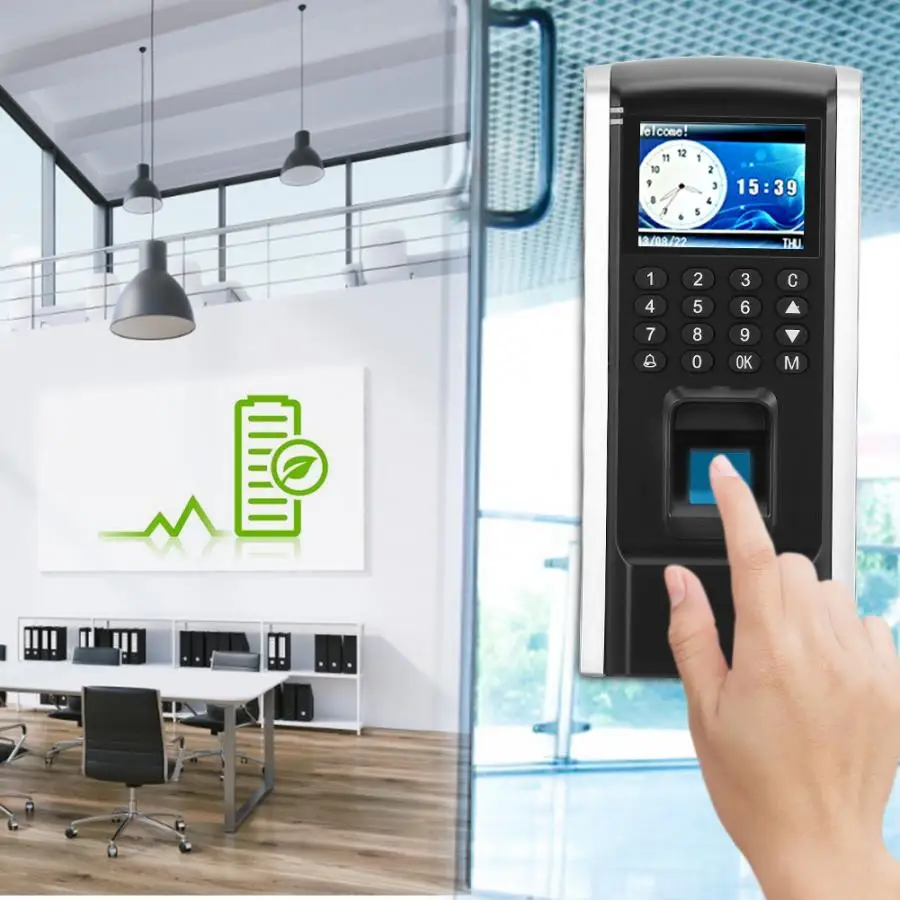 TCP IP lcd пароль отпечатка пальца 125 кГц RFID считыватель карт система контроля доступа для Wiegand26