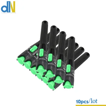 

10pcs/lot VFL 20mW Pen Type Aluminum Alloy Visual Fault Locator 20KM, Fiber Optic Cable Tester Meter for CATV Telecommunication