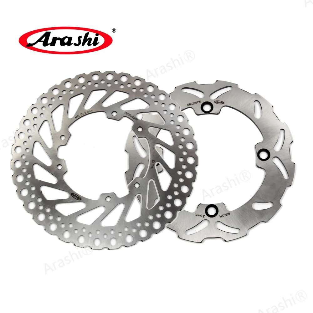 Араши 1 Набор для HONDA CR E 500 1995 1996 1997 1998 1999 2000 2001 CNC алюминиевые Передние Задние тормозные диски серебро CR500E
