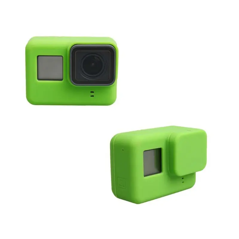 Anti Scratch Silicone Camera Case Frame Protective Lens Cover for Gropro Hero 7/6/5 Action Camera Protector Accessories