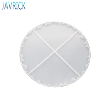 

Irregular Wave Round Coaster Silicone Resin Mold Epoxy Resin Jewelry Making F3MD