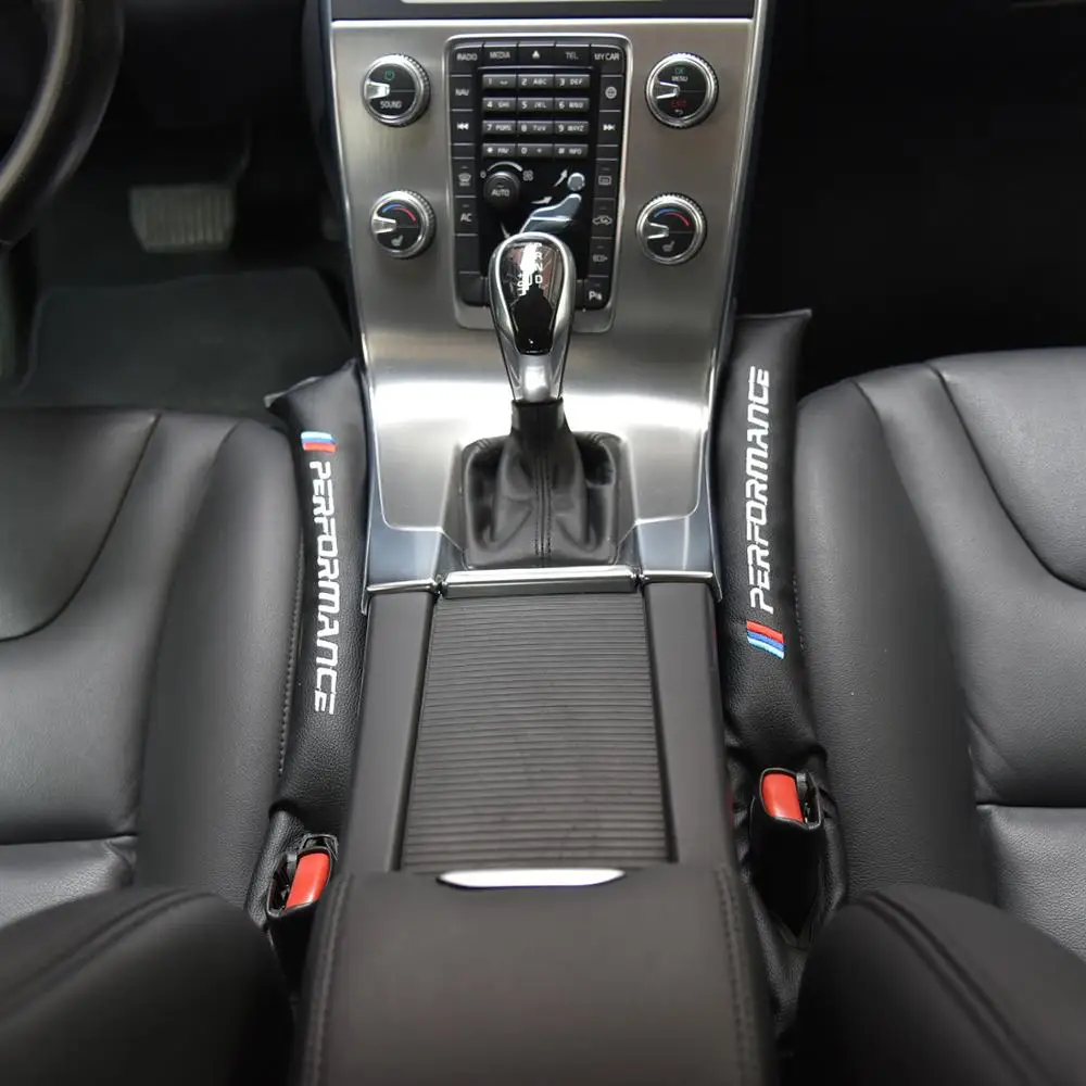 

2PCS Carbon fiber Leakproof Protective Seat Gap Car Cover Pad for BMW M Power Performance M3 M5 X1 X3 X5 X6 E46 E39 E36 E90 E91