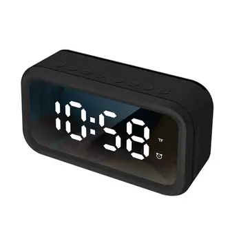 

Rechargeable Multifunctional Alarm Clock Electronic Bluetooth Speaker Radio Supports Real-time Temperature Display Function