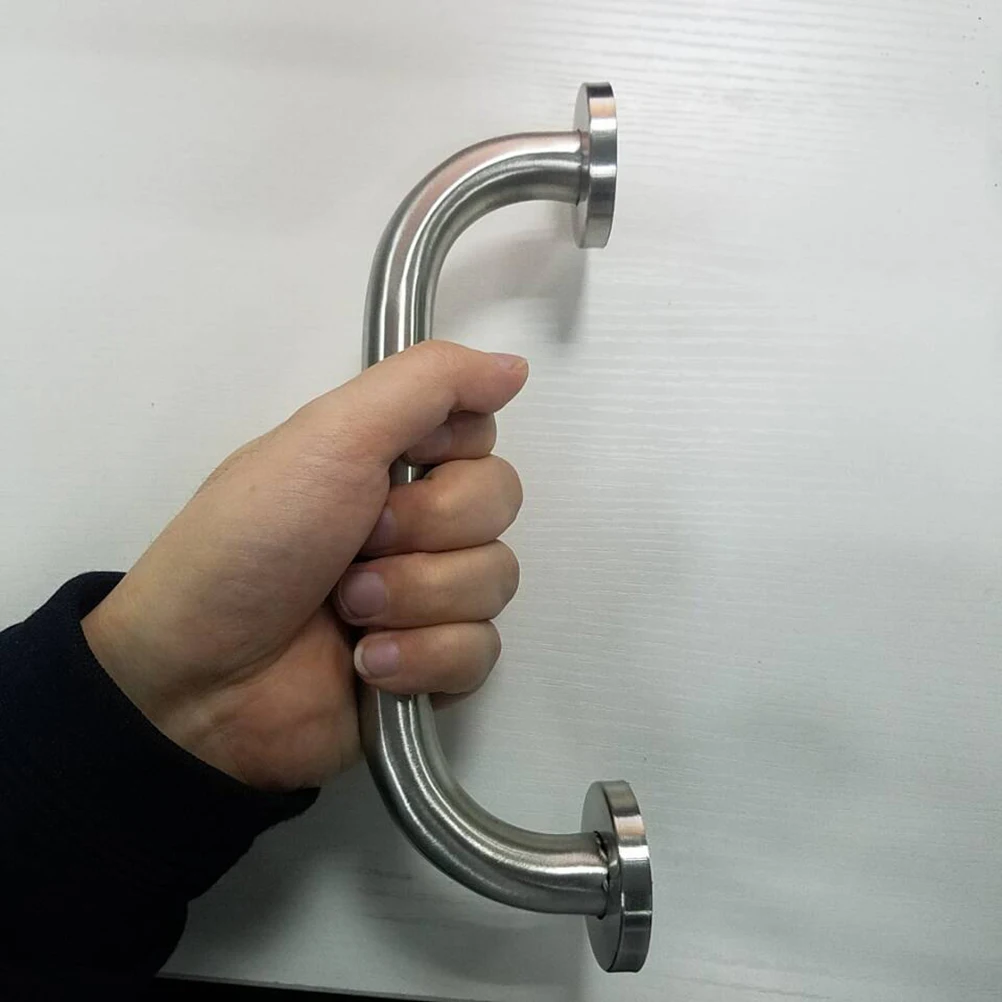 Stainless Steel Bathroom Shower Tub Hand Grip Safety Toilet Support Rail Disability Aid Grab Handle Towel Rack Safety Grab Bars images - 6