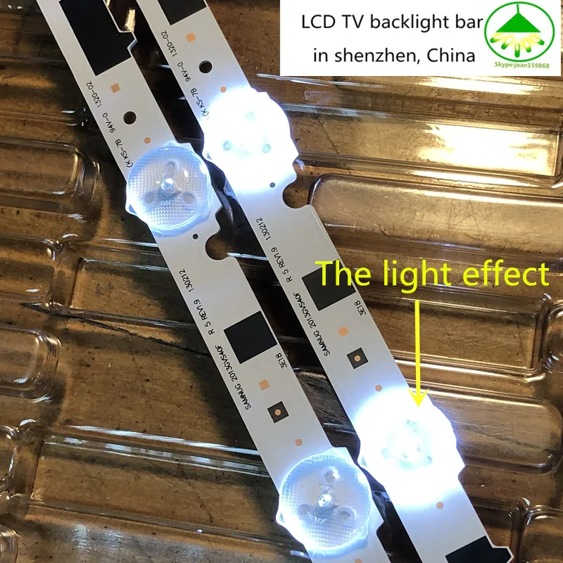 14 Piece/Set 832mm  LED Array Bars For Samsung UE40F6320AW UE40F6320AY 40 inches TV Backlight LED Strip Light Matrix Lamps Bands