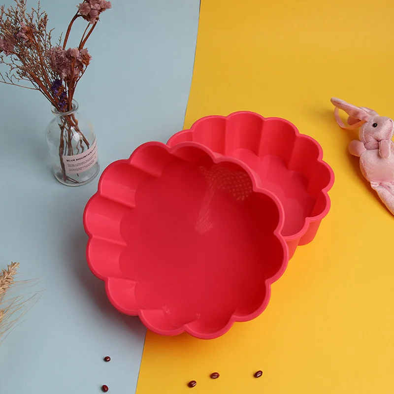 8 Inch Lace Baking Tray Silicone Round Cake Mold Bakery Silicone Molds Cake Mold Kitchen Tools Hot Selling Wholesale