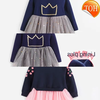 

Girls Dress Girls Sequined Vestidos Kids Party Casual Tutu Dress Children Autumn and Winter Dresses