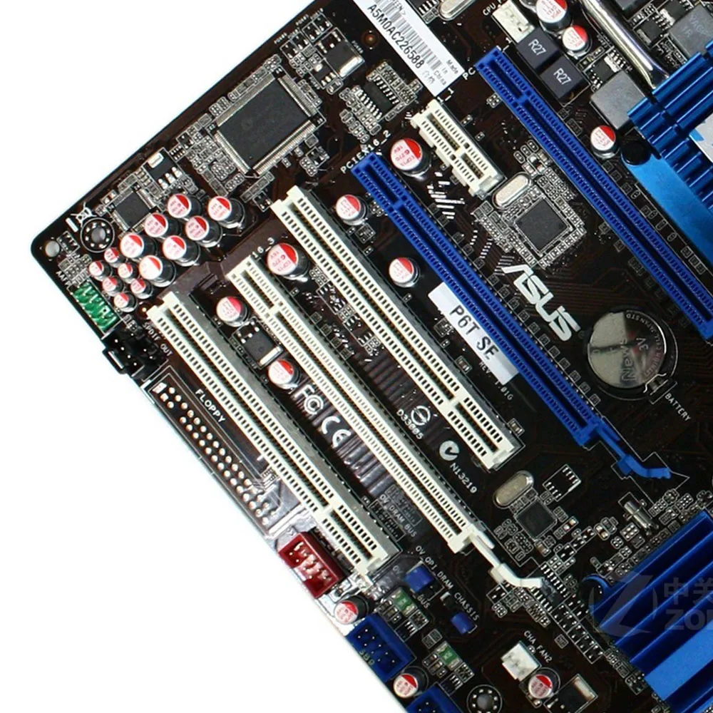 Оригинальная б/у настольная Материнская плата Intel X85 Asus P6T SE розетка LGA 1366 Core i7/i5/i3/Pentium/Celeron DDR3 24G ATX