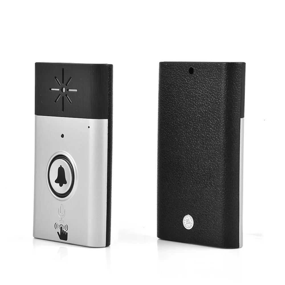 Беспроводной голосовой домофон 2-way Talk Monitor с 1* наружной кнопкой блока 1* Крытый приемник умный дом безопасности дверной Звонок