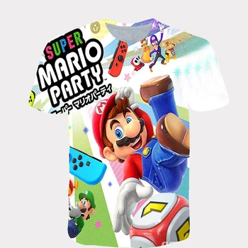 

Summer New Harajuku Style Classic games Mario Bros and Sonic the Hedgehog t shirt Mario Bros 3D print t-shirts hip hop tshirt