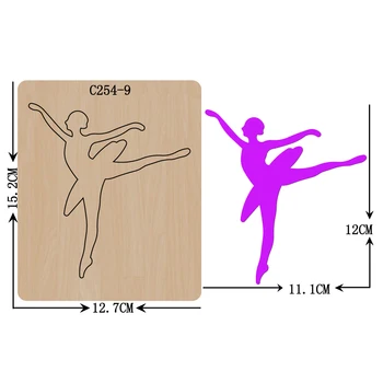 

New Ballet, Gymnastics, Dance, Street Dance, Boys, Girls Wooden die Scrapbooking C-254-9 Cutting Dies