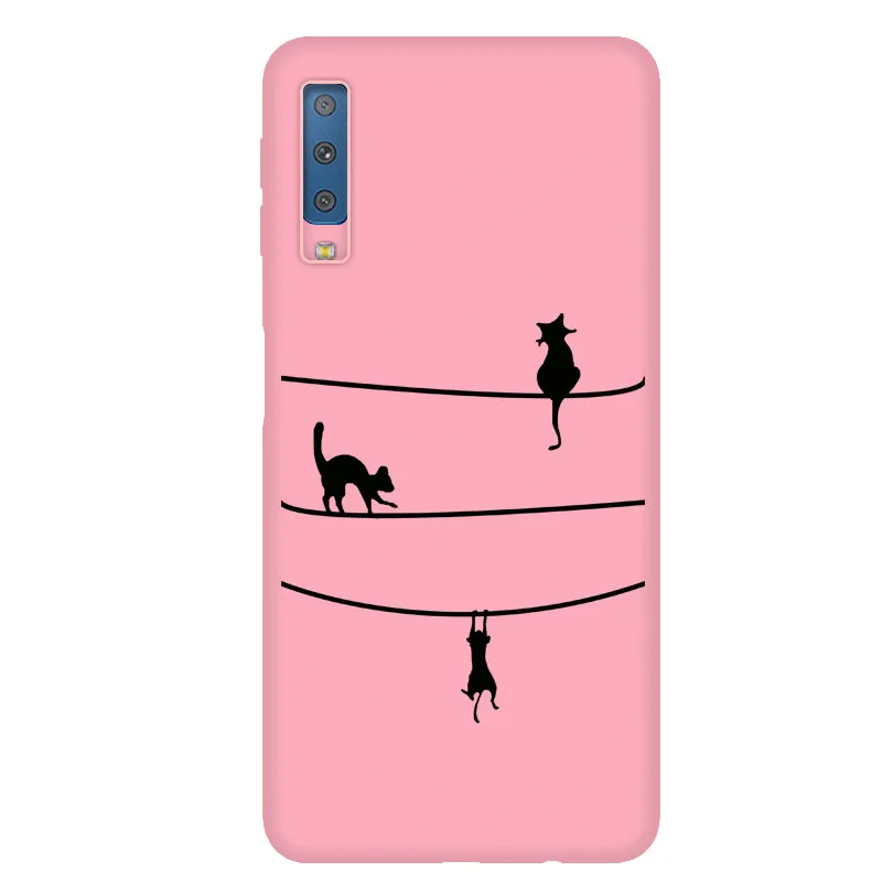 Чехол 6,0 ''для samsung Galaxy A7 A750, чехол, мягкий силиконовый чехол для samsung A7, чехол из ТПУ A 7 7A, чехол с мультипликационным принтом - Цвет: as photo 7