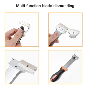 

Multi-Purpose and Mini Razor Scraper Set for Home Stainless Steel Razor Scraper WWO66