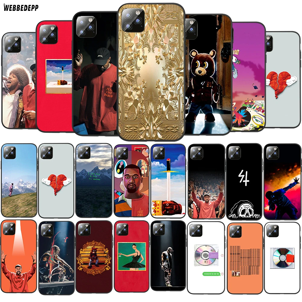 Чехол для телефона Q10 Kanye West из ТПУ Apple iPhone 6 6S 7 8 Plus 5 5S SE X XS 11 Pro MAX XR силиконовый