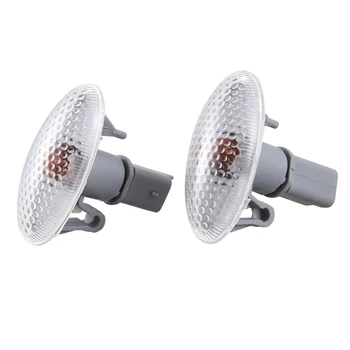 

2X Turn Signal Lamps Dynamic LED Side Indicator Repeater Lights 632570 for Peugeot 108 206 Partner Citroen