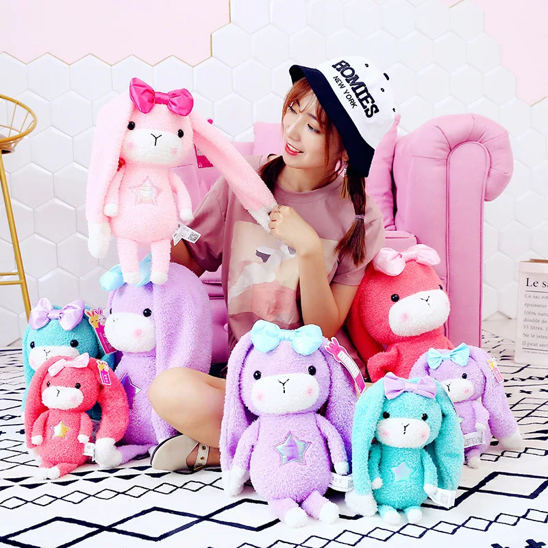 

New Style Online Celebrity Hot Selling Miracle Rabbit Plush Toy Cute Bugs Bunny Doll GIRL'S Heart Doll Send Girl'S Gift