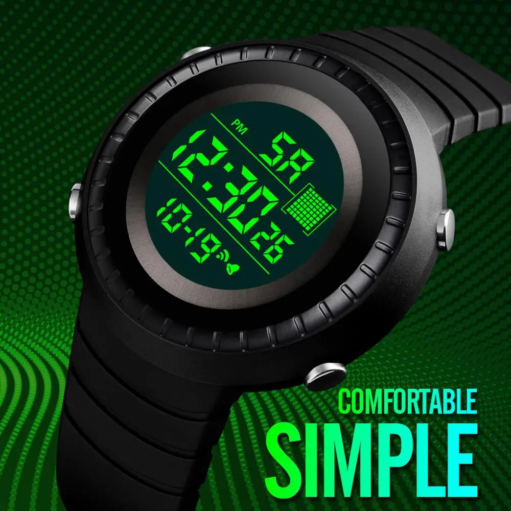 HONHX Модные женские мужские повседневные спортивные часы с датой 50 м водонепроницаемый светодиодный цифровые часы уличные военные часы Relogio Masculino A40