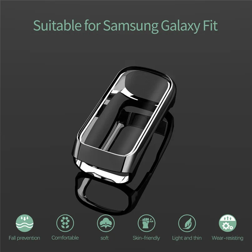 Soft TPU Protection Case Cover For Samsung Galaxy Fit SM-R370 Ultra-thin Plating 6 Color Case Cover 40AUG1519
