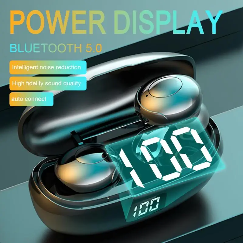 Беспроводные Bluetooth наушники Hi Fi мини вкладыши Спортивная гарнитура для бега с
