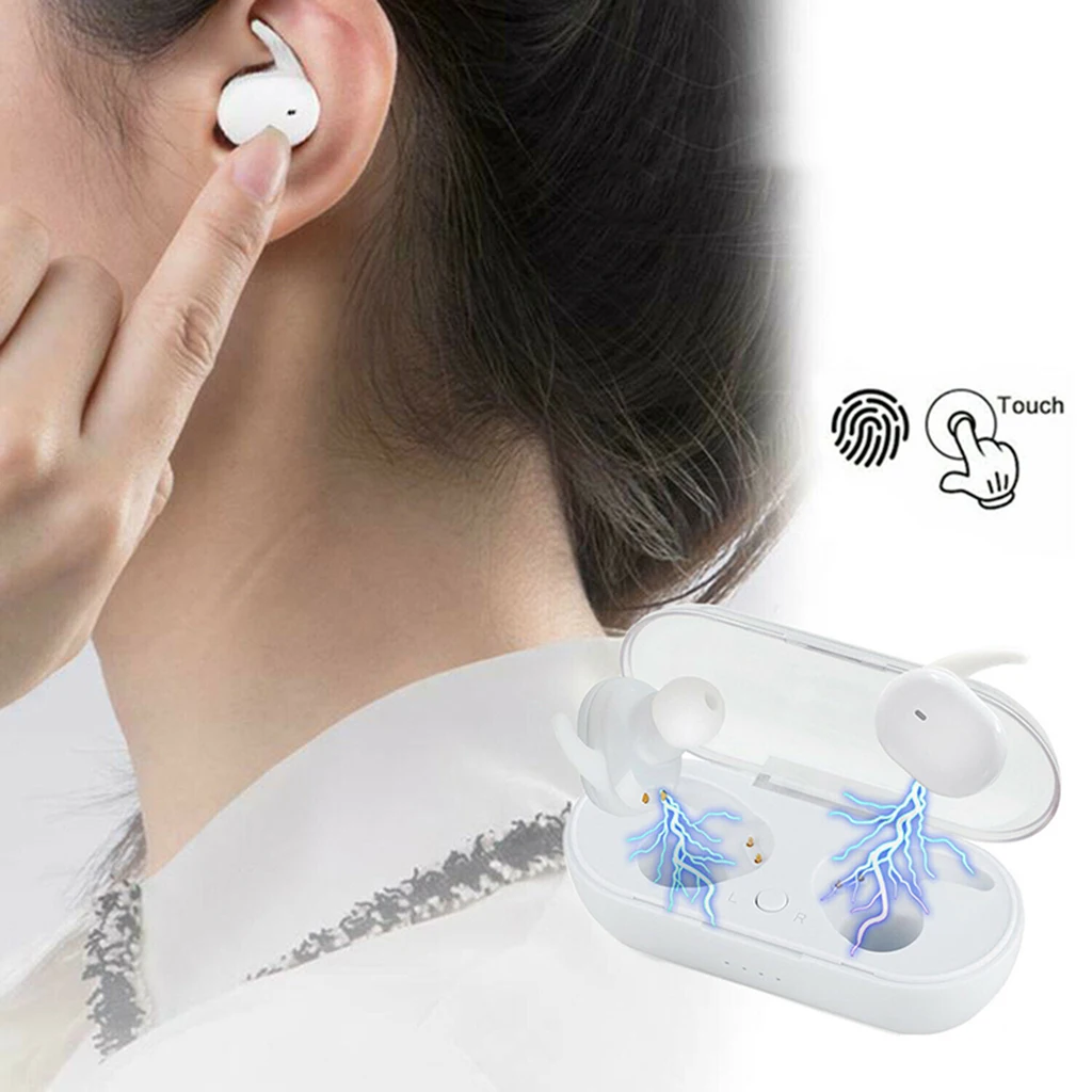 Wireless Bluetooth 5.0 Smart Fingerprint Touch Earbuds With Mic Noise Cancelling Sports Headphone Headset With Charging Box Wireless Bluetooth 5.0 Smart Fingerprint Touch Earbuds With Mic Noise Cancelling Sports Headphone Headset With Charging Box
