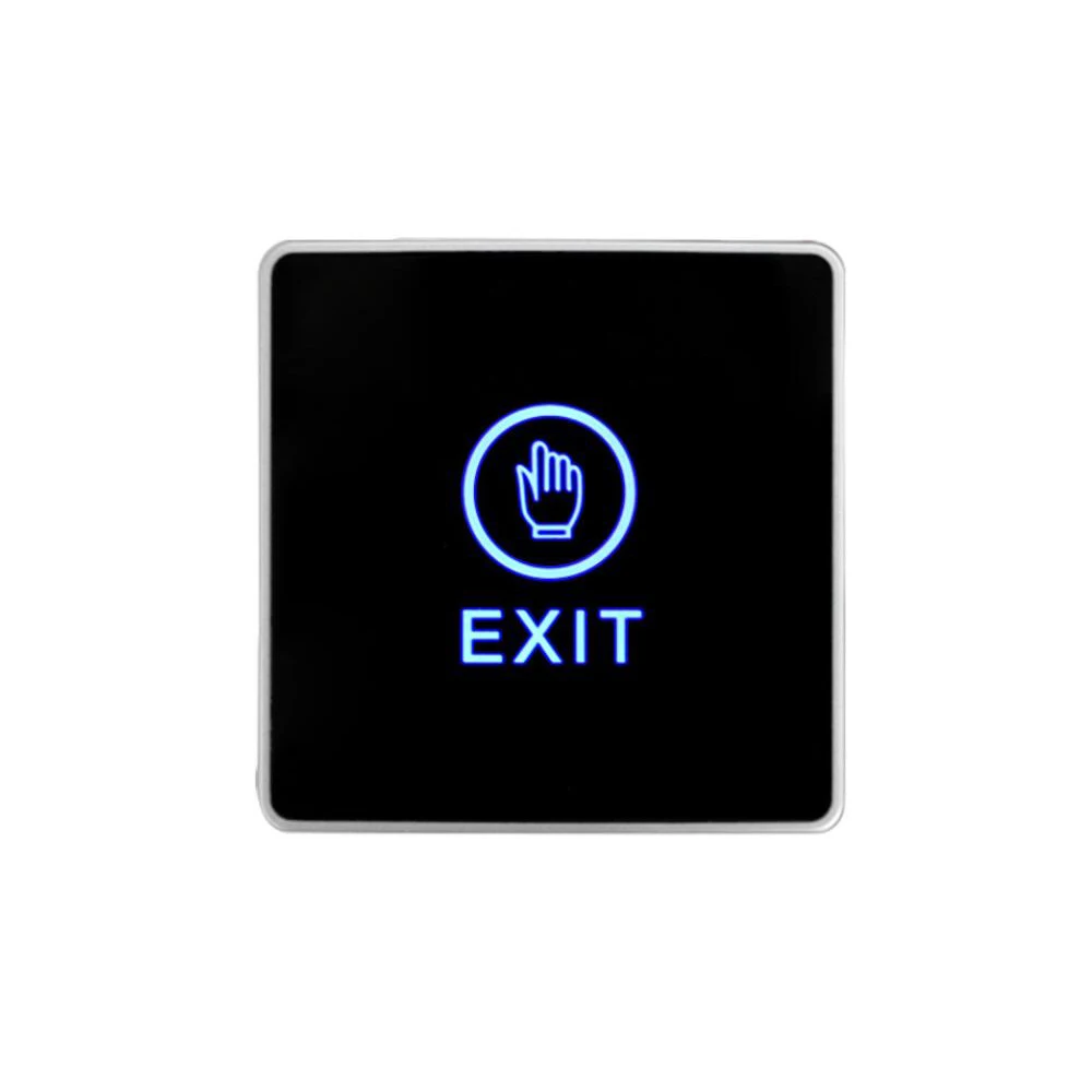 Push Touch Exit Deur Eixt Release Knop Met Led Indicator Voor Thuis Beveiliging Toegangscontrole Schakelaar