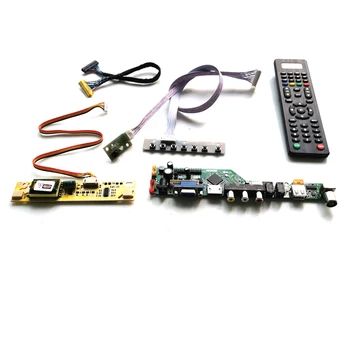 

For M190A1/M190MWW3/M190MWW4 monitor panel 30Pins LVDS 1440*900 2CCFL Audio HDMI VGA USB 19" LCD display controller card DIY kit