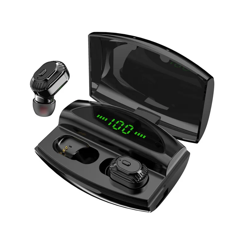VOBERRY TWS Bluetooth V5.0 гарнитура спортивные беспроводные вакуумные стереонаушники мини в ухо двойной микрофон с зарядным устройством#2
