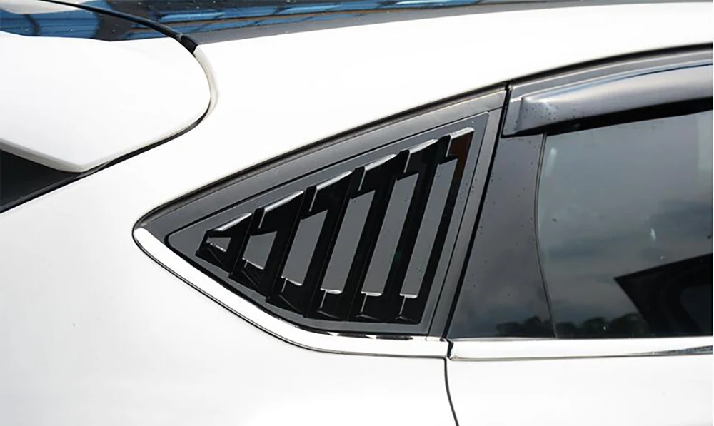 Четверти бокового окна жалюзи крышка вентиляционное отверстие для Ford Fusion Mondeo 2013 глянцевый черный