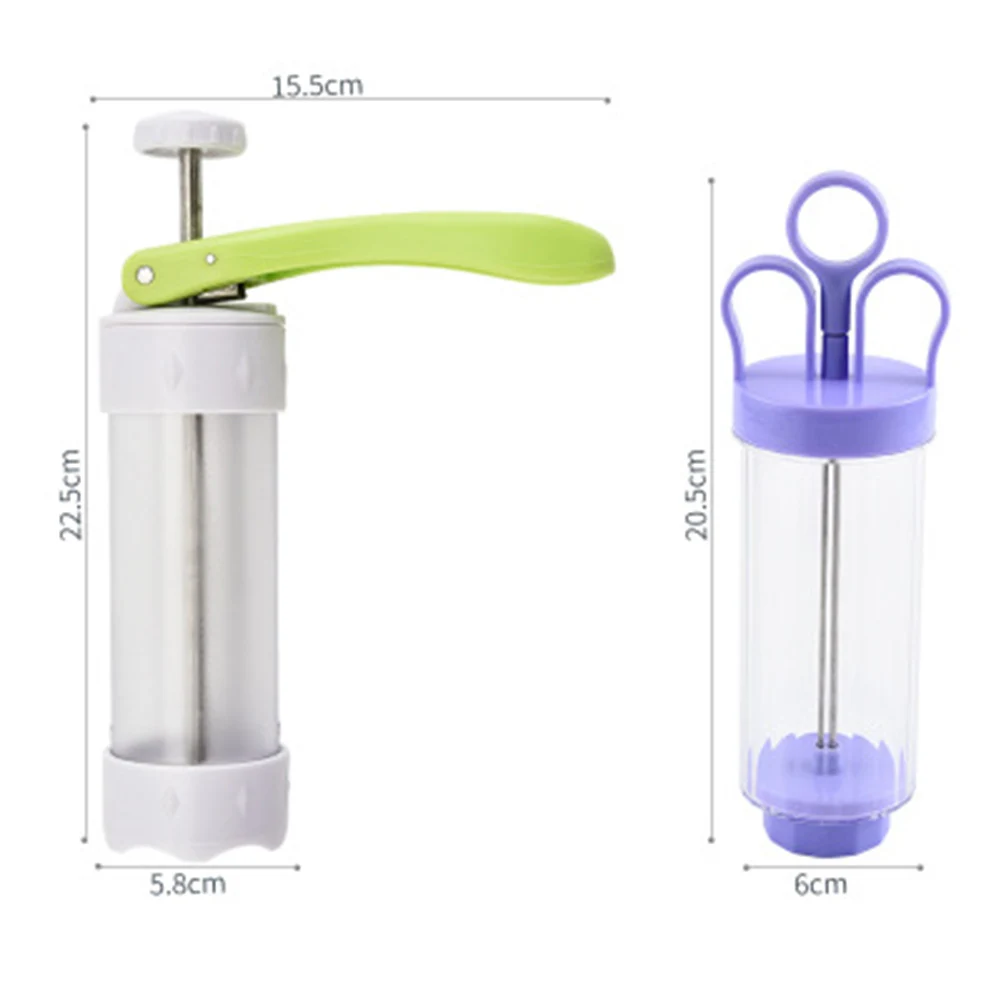 WIOR Ensemble De Seringues De Décoration De Dessert En Acier Inoxydable Avec 6 Douilles Pour