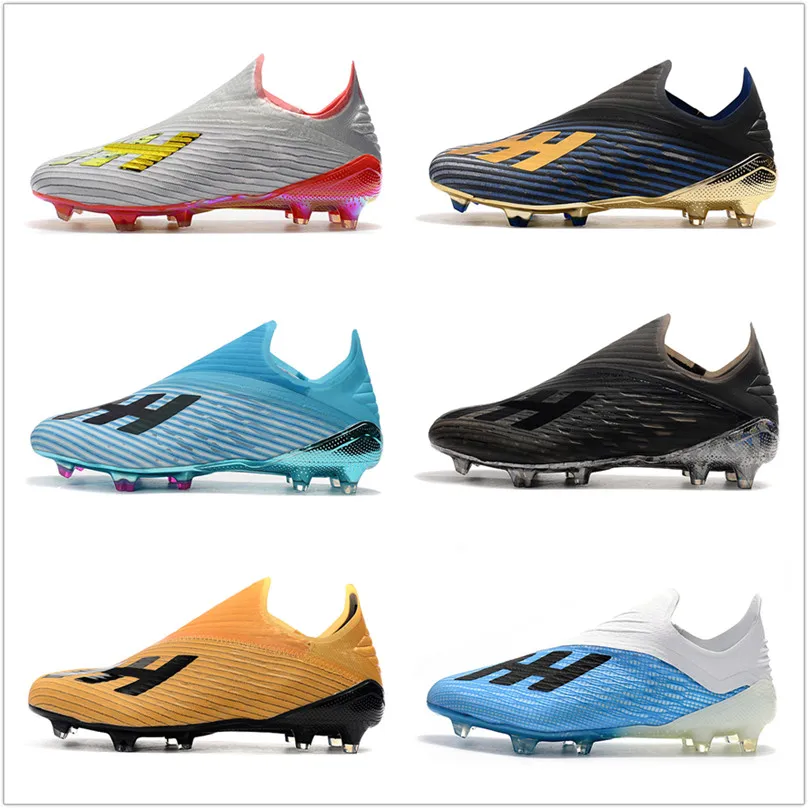 

2019 high quality X 19.1 FG men's soccer shoes with lace anti-slip shoes chaussures crampons football shoes x19 scarpe da calcio