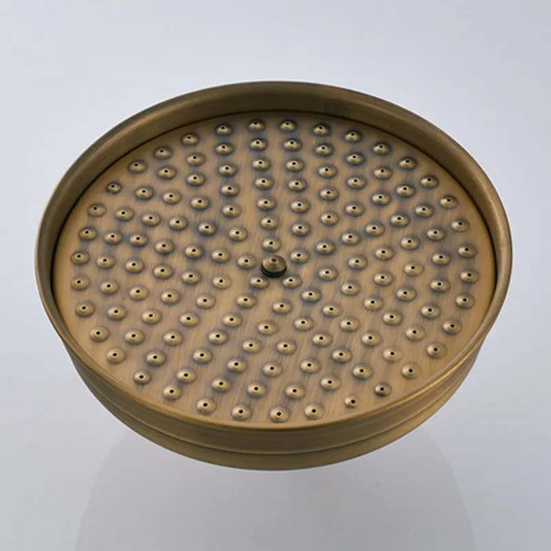 Античная латунная дождевая насадка для душа 8 дюймов круглая ванной Bsh022|Душевые