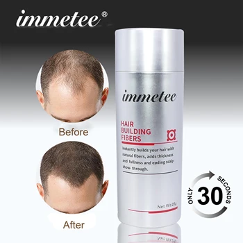 

immetee 28 Grams 1pc Good Use Hair Loss Hair Building Fiber Hair Thickening Fiber 12 Color
