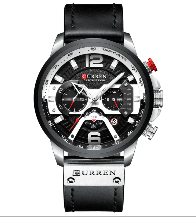 DIDUN watch Men Top Brand Luxury Quartz Watch Analog Leather Sports Watches Men's Army Military Watch 30m Waterproof Wristwatch
