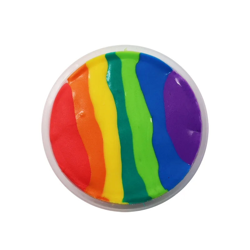 Цветной хлопковый слизистый Пластилин DIY poke color mud декомпрессионная игрушка в подарок