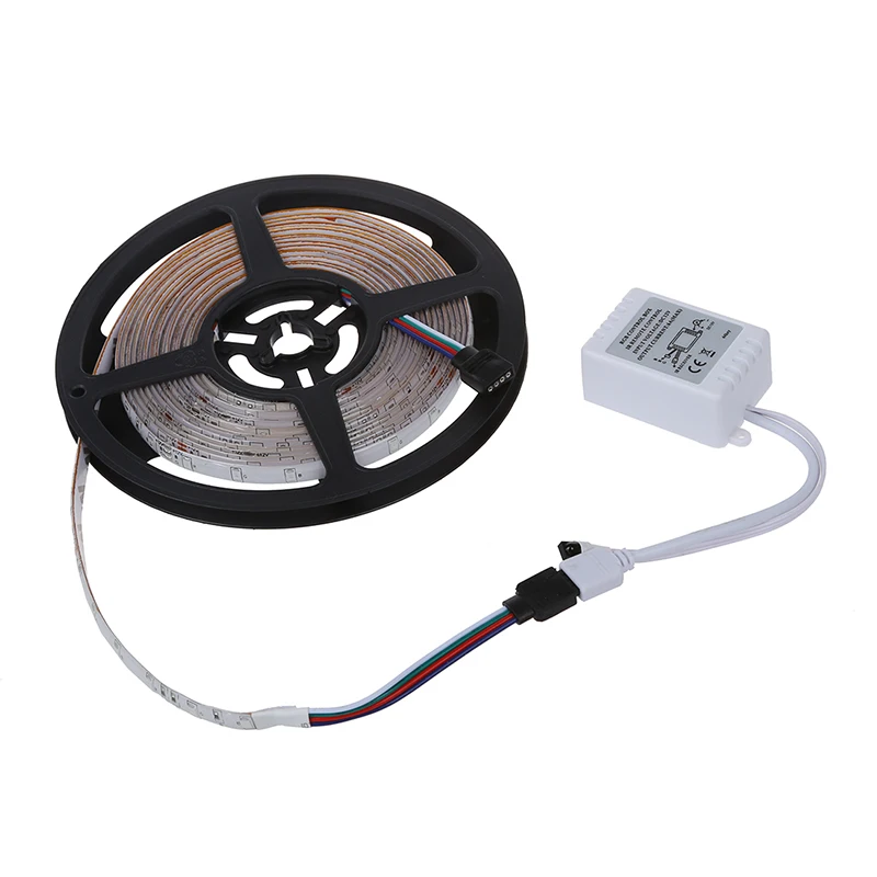 Промо-акция! Водонепроницаемый 2x5 м 10 м 3528 SMD 600 светодиодный RGB светильник гибкая лента+ 44 Ключевые цвета ИК-контроллер. Для сада