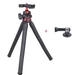 Flexible Octopus Holder and Selfie Stick for Smartphones and Cameras (Gopro Adapter)