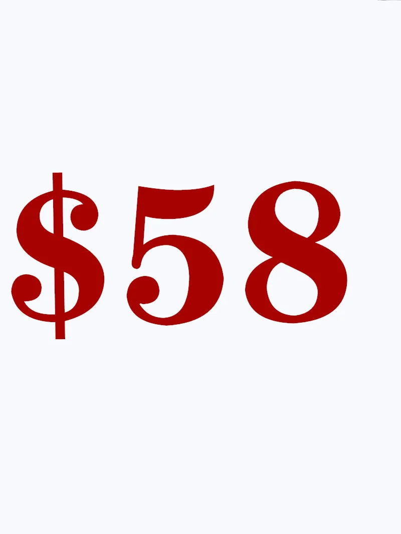 58 Женские почтовые расходы/разница в цене - Цвет: 58