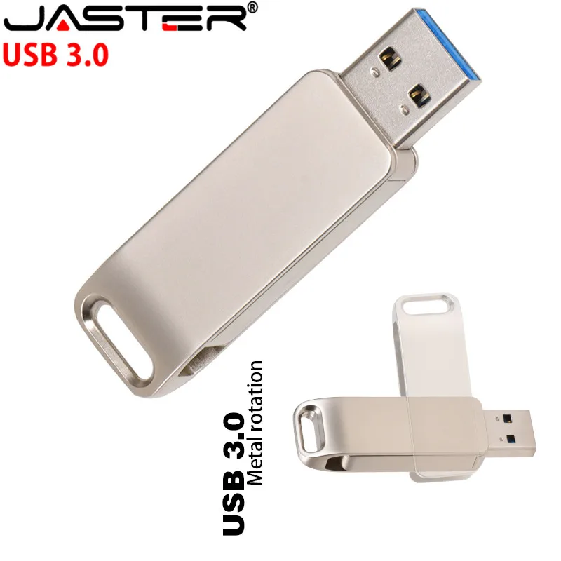 JASTER USB 3,0 флеш мини U диск флэш-накопитель металлическая Флешка высокая скорость 64 ГБ 32 ГБ 16 ГБ 4 ГБ карта памяти, Флеш накопитель реальная емкость