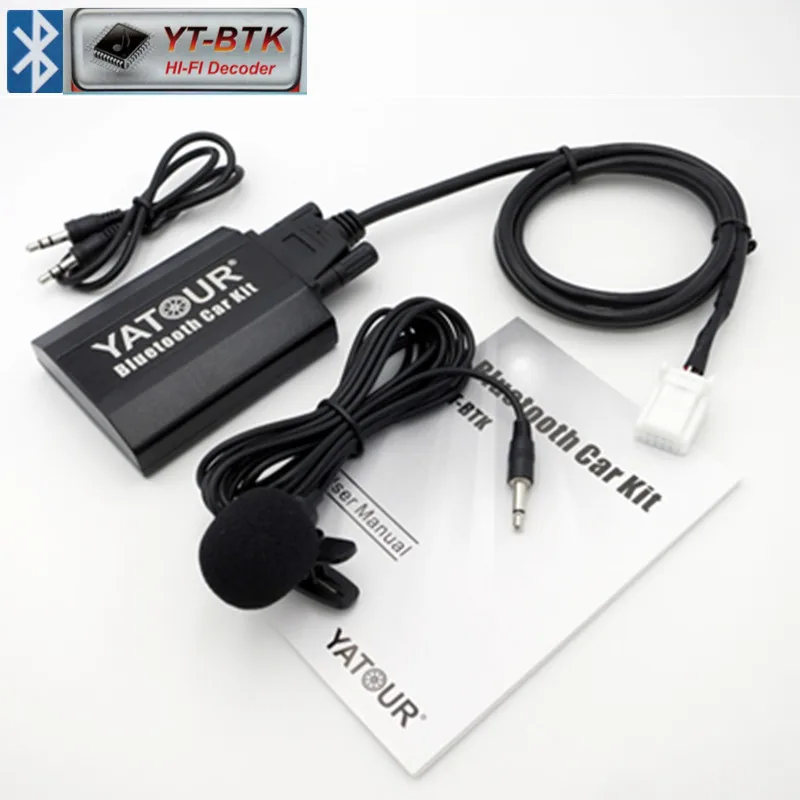Автомобильный аудио Bluetooth AUX интерфейс Yatour для Toyota Avensis Corolla Lexus Scion цифровой