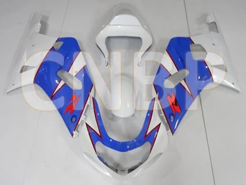 

GSXR600 2000 - 2003 K1 K2 Body Kits GSX-R750 2001 Blue White Fairings for Suzuki GSXR1000 2003 Plastic Fairings