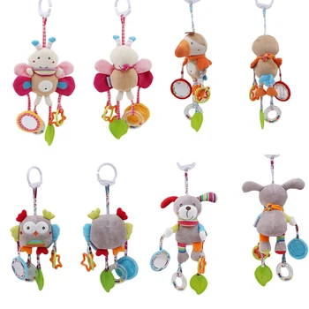 

Educational Baby Rattle Toys Styles Soft Toys Gift New Born Baby Stroller Toys Bell Bed & Baby Stroller Hanging Bell Toys