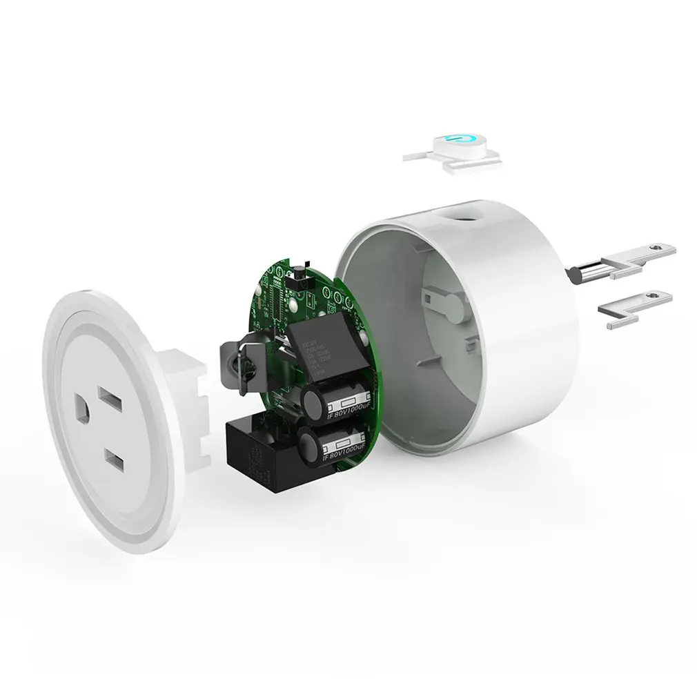 Smart Wireless WiFi Power Socket APP Remote Control Timer US Plug Wifi Smart Timer Switch Wall Plug for TV Lamp Speaker phone
