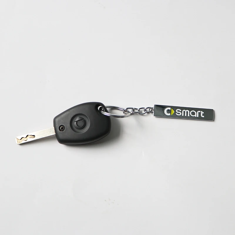 Автомобильный брелок для ключей Автомобильный ключ цепи Smart Fortwo ForFour авто Брелок Украшение Стилизация автомобиля для Mercedes Smart 450 451 453