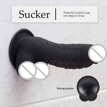 Suction Cup Dildo for Woman Huge Big Realistic Anal Plug Soft Material Erotic Penis 18+ Anal Sex Toy Strapon Female Masturbation 4