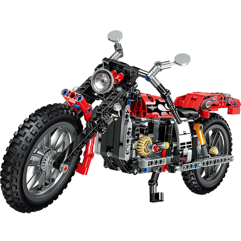 Техника Autocycle строительные блоки для мотоциклов кубики Fit Creator Morerbike игрушки