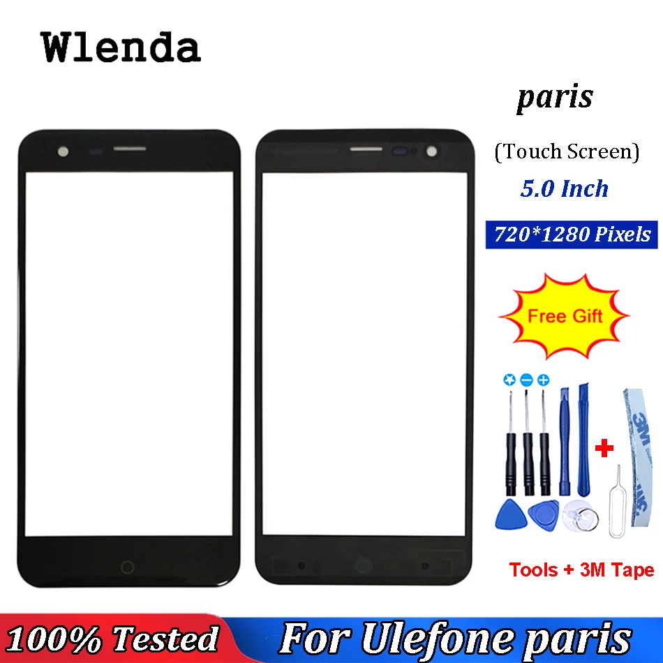 Сенсорная панель Сенсорный экран дигитайзер для Ulefone paris Панель переднее стекло