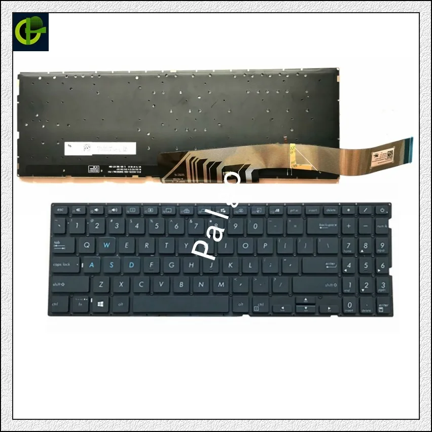 Английская клавиатура с подсветкой для ASUS Mars15 X571 X571G X571GT X571GD X571U X571F K571 K571GT F571 F571G